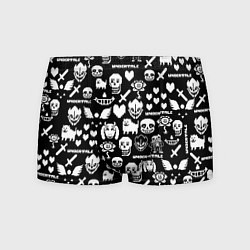 Мужские трусы UNDERTALE PATTERN БЕЛЫЙ