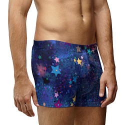 Трусы-боксеры мужские Звездное небо мечтателя, цвет: 3D-принт — фото 2