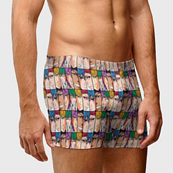 Трусы-боксеры мужские Баскетбол Куроко лица, цвет: 3D-принт — фото 2