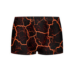 Трусы-боксеры мужские Раскаленная лаваhot lava, цвет: 3D-принт