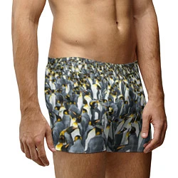 Трусы-боксеры мужские Пингвины Penguins, цвет: 3D-принт — фото 2