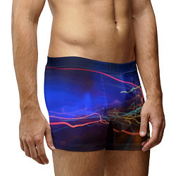 Трусы-боксеры мужские Neon vanguard pattern Lightning Fashion 2023, цвет: 3D-принт — фото 2