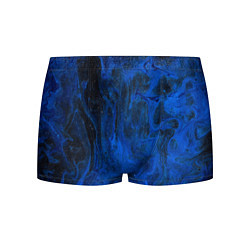 Трусы-боксеры мужские Синий абстрактный дым, цвет: 3D-принт