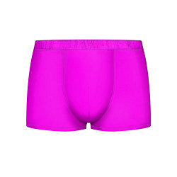 Трусы-боксеры мужские Однотонный розовый неоновый Пион, цвет: 3D-принт