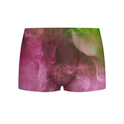 Трусы-боксеры мужские Неоновый дым - Розовый и зелёный, цвет: 3D-принт