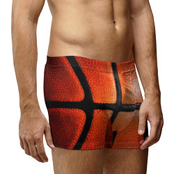 Трусы-боксеры мужские Баскетбольный мяч текстура, цвет: 3D-принт — фото 2