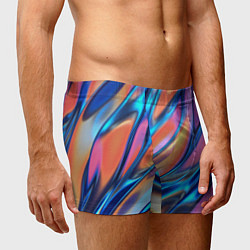 Трусы-боксеры мужские Радужные переливы, цвет: 3D-принт — фото 2