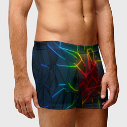 Трусы-боксеры мужские Семицветный перелив, цвет: 3D-принт — фото 2