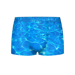 Трусы-боксеры мужские Абстрактные волны бассейна - текстура, цвет: 3D-принт