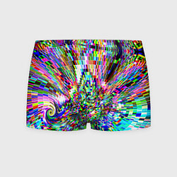 Трусы-боксеры мужские Acid pixels, цвет: 3D-принт