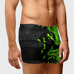Трусы-боксеры мужские Black & Green, цвет: 3D-принт — фото 2