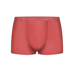 Трусы-боксеры мужские Вязанное полотно - Красное, цвет: 3D-принт