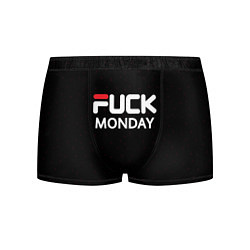 Трусы-боксеры мужские Fuck monday - antibrand, fila, цвет: 3D-принт