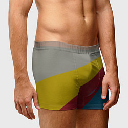 Трусы-боксеры мужские Разнoцветные линии, цвет: 3D-принт — фото 2