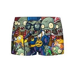 Трусы-боксеры мужские PvZ - Zombies, цвет: 3D-принт