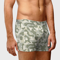 Трусы-боксеры мужские Светлый Африканский камуфляж, цвет: 3D-принт — фото 2