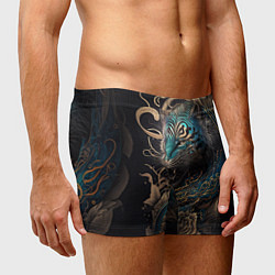 Трусы-боксеры мужские Тигр Irezumi, цвет: 3D-принт — фото 2