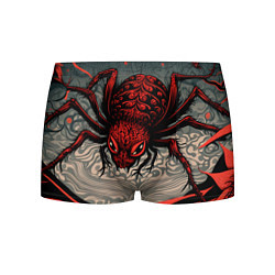 Трусы-боксеры мужские Красный паук, цвет: 3D-принт