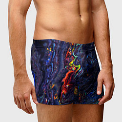 Трусы-боксеры мужские Размытые космические краски, цвет: 3D-принт — фото 2