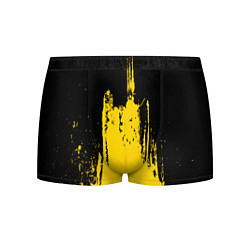 Трусы-боксеры мужские Фонтан бурлящей желтой краски, цвет: 3D-принт