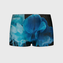 Мужские трусы Абстрактный синий дым