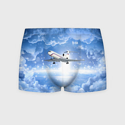 Мужские трусы Ту-154 в морозном небе