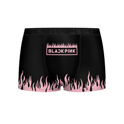 Трусы-боксеры мужские Blackpink - flames, цвет: 3D-принт