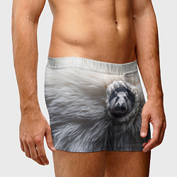 Трусы-боксеры мужские Брутальный бегемот, цвет: 3D-принт — фото 2