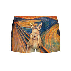 Трусы-боксеры мужские Картина Крик - кролик, цвет: 3D-принт