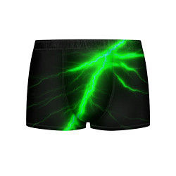 Трусы-боксеры мужские Зеленый разряд молнии, цвет: 3D-принт
