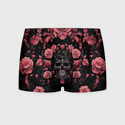 Мужские трусы И череп и розы