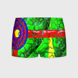 Трусы-боксеры мужские Кожаный рельеф, цвет: 3D-принт