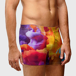 Трусы-боксеры мужские Цветной дым, цвет: 3D-принт — фото 2