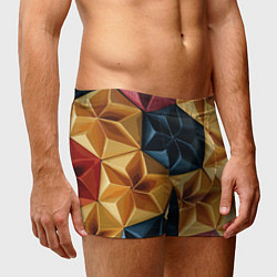 Трусы-боксеры мужские Ромбовое вдохновение, цвет: 3D-принт — фото 2