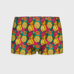 Трусы-боксеры мужские Банановые грозди, цвет: 3D-принт