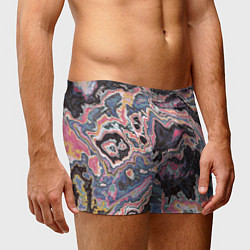 Трусы-боксеры мужские Мраморный узор разноцветный, цвет: 3D-принт — фото 2