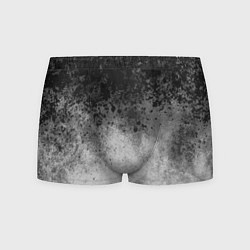 Трусы-боксеры мужские Абстракция - серые чернила, цвет: 3D-принт