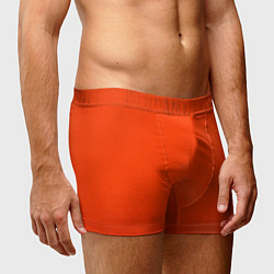 Трусы-боксеры мужские Пылкий красно-оранжевый градиент, цвет: 3D-принт — фото 2