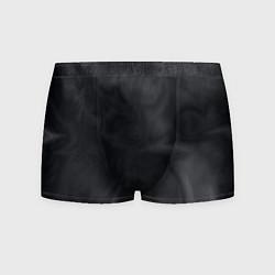 Трусы-боксеры мужские Тёмный серый дымчатый, цвет: 3D-принт