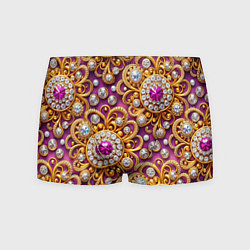 Трусы-боксеры мужские Ювелирный паттерн, цвет: 3D-принт