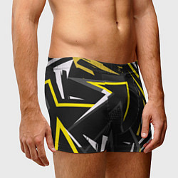 Трусы-боксеры мужские Абстрактный узор с геометрической концепцией, цвет: 3D-принт — фото 2