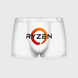 Мужские трусы AMD ryzen logo white