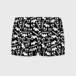 Трусы-боксеры мужские Marshmello pattern music, цвет: 3D-принт