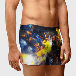 Трусы-боксеры мужские Космическая абстракция, цвет: 3D-принт — фото 2