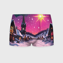 Мужские трусы Закат рождества
