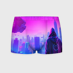 Трусы-боксеры мужские Кибер вселенная, цвет: 3D-принт