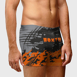 Трусы-боксеры мужские Равнодушие оранжевый, цвет: 3D-принт — фото 2
