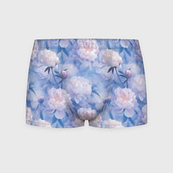 Трусы-боксеры мужские Цветы в туманности, цвет: 3D-принт