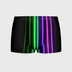 Трусы-боксеры мужские Neon lines, цвет: 3D-принт