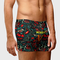 Трусы-боксеры мужские God of War битва огня, цвет: 3D-принт — фото 2